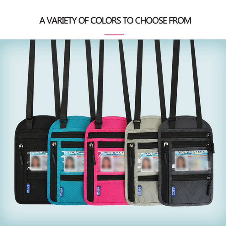 Stornfield | Travel Neck Pouch Neck Wallet with RFID Blocking Passport Holder