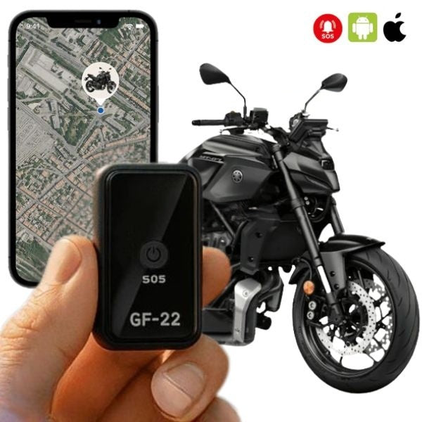 Stornfield | GPS Tracker for Motorcycles | Waterproof, Magnetic & No Subscription Required for Global Tracking