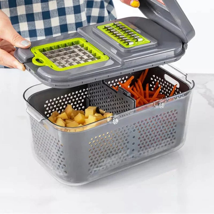 Vegetable Chopper Colander Basket Cutter Stornfield