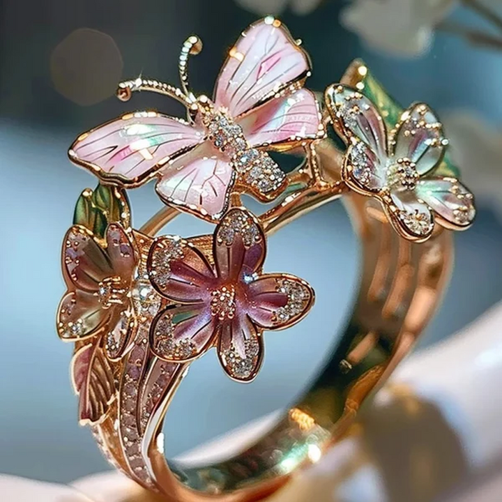 Butterfly flower ring | Stornfield