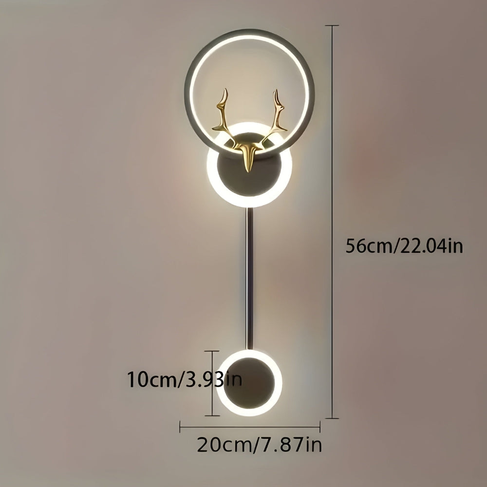 Elegant double wall light for minimalist and atmospheric lighting in the Stornfield home