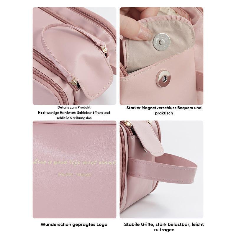Portable cosmetics bag with large capacity | Stornfield