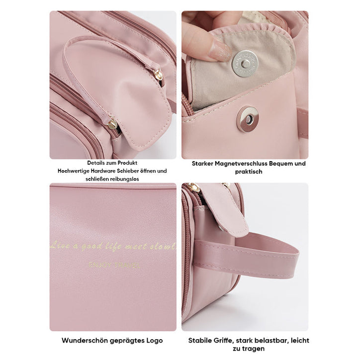Portable cosmetics bag with large capacity | Stornfield
