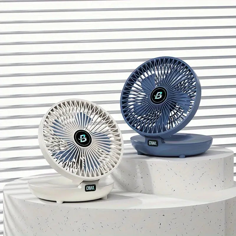 Portable Wall Fan | Multifunctional, USB Rechargeable & Whisper Quiet for Home, Office & Outdoor Use | Stornfield
