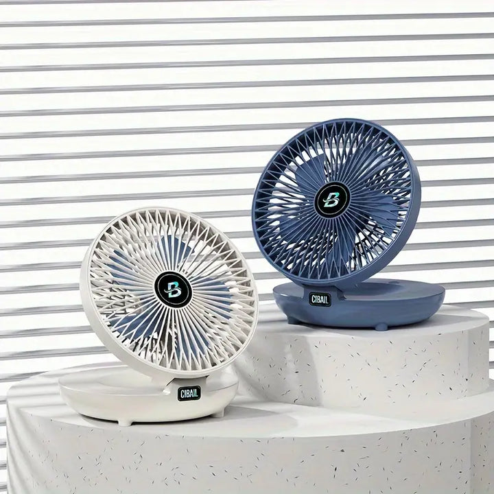 Portable Wall Fan | Multifunctional, USB Rechargeable & Whisper Quiet for Home, Office & Outdoor Use | Stornfield