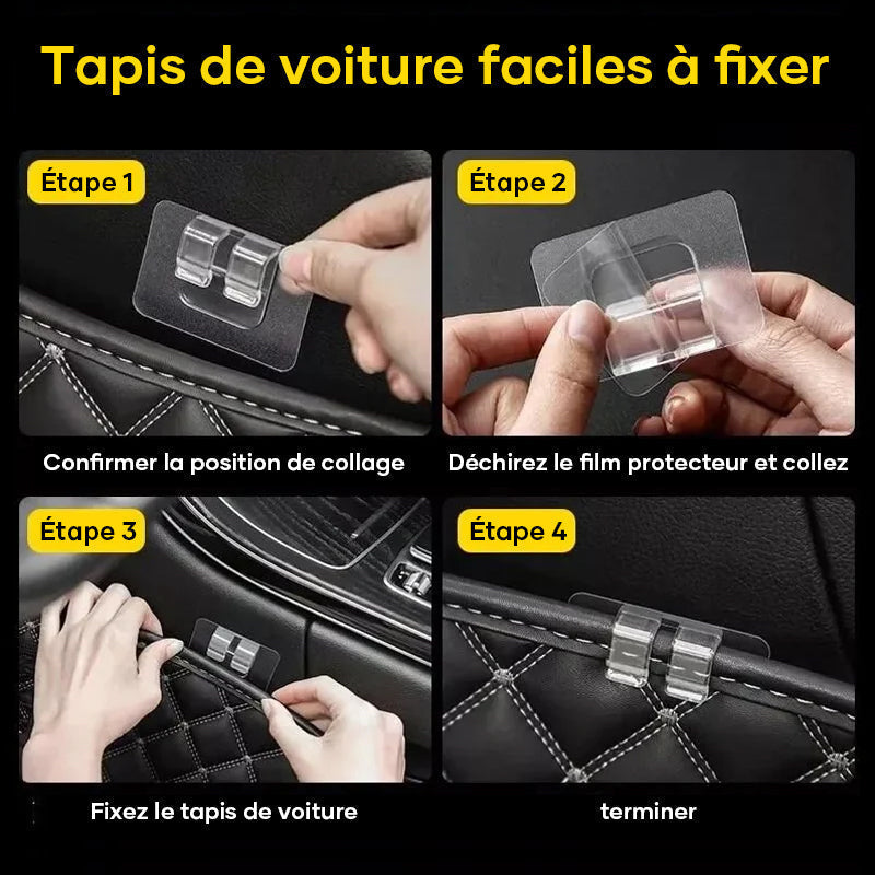 Versatile car mat fastening hooks | Stornfield