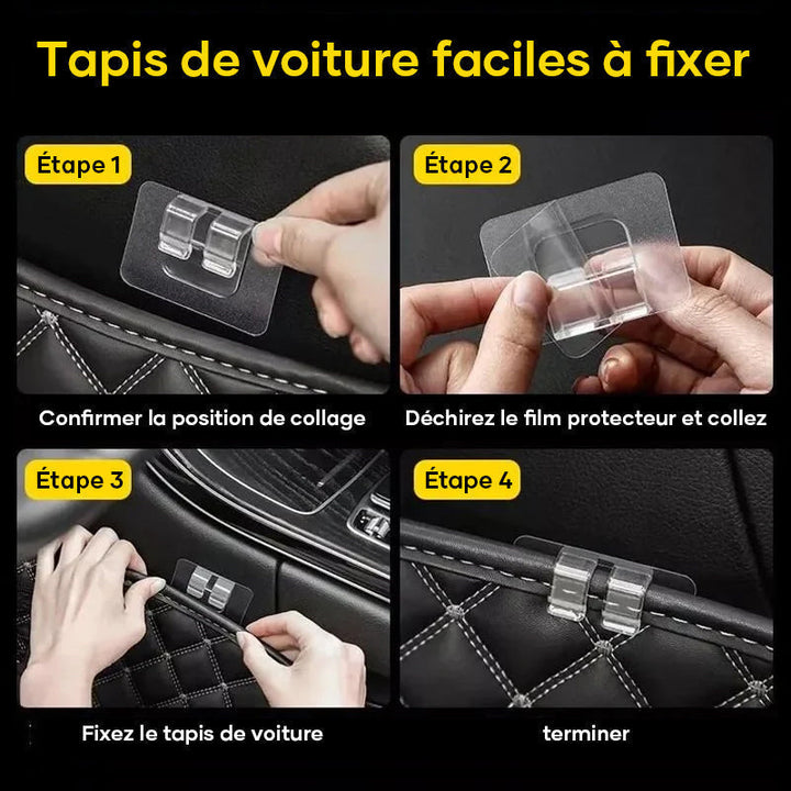 Versatile car mat fastening hooks | Stornfield