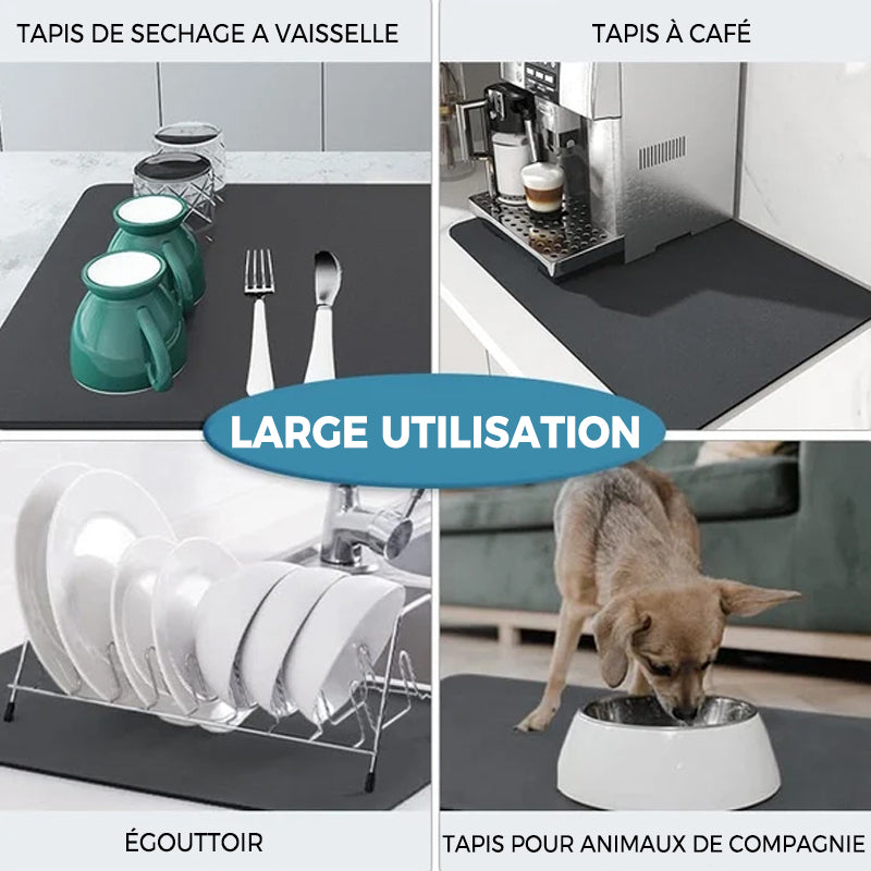 Super absorbent kitchen drainage mat | Stornfield
