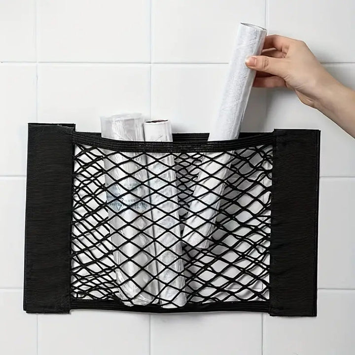 Plastic Bag Storage Mesh Bag (With adhesive tape) | Stornfield