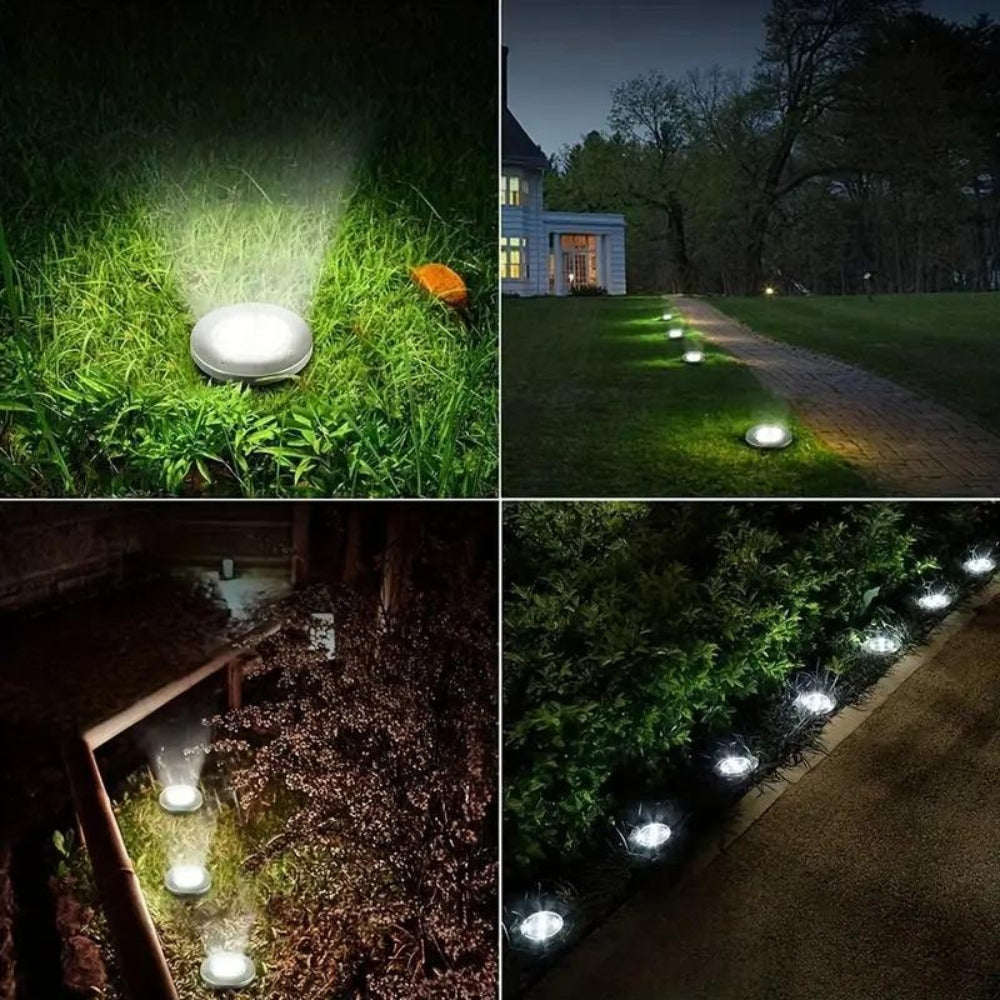 Solar Ground Lights – LED Pathway Lamps for Garden | Stornfield