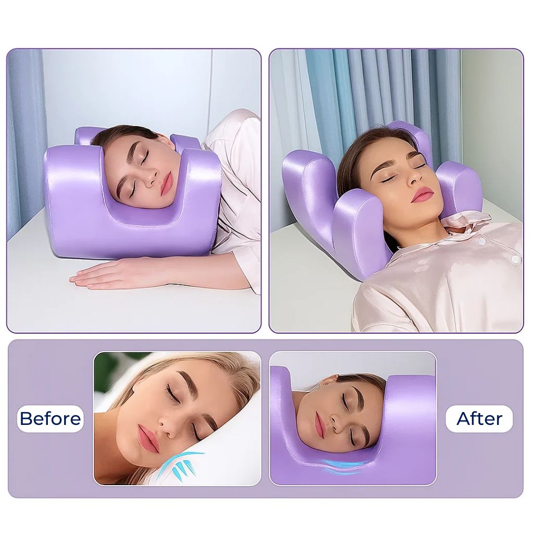 DermSleep | Anti‑Wrinkle Beauty Pillow – Cooling Memory Foam – Ergonomic Contour – Skin Care Support – Side & Back Sleepers Stornfield