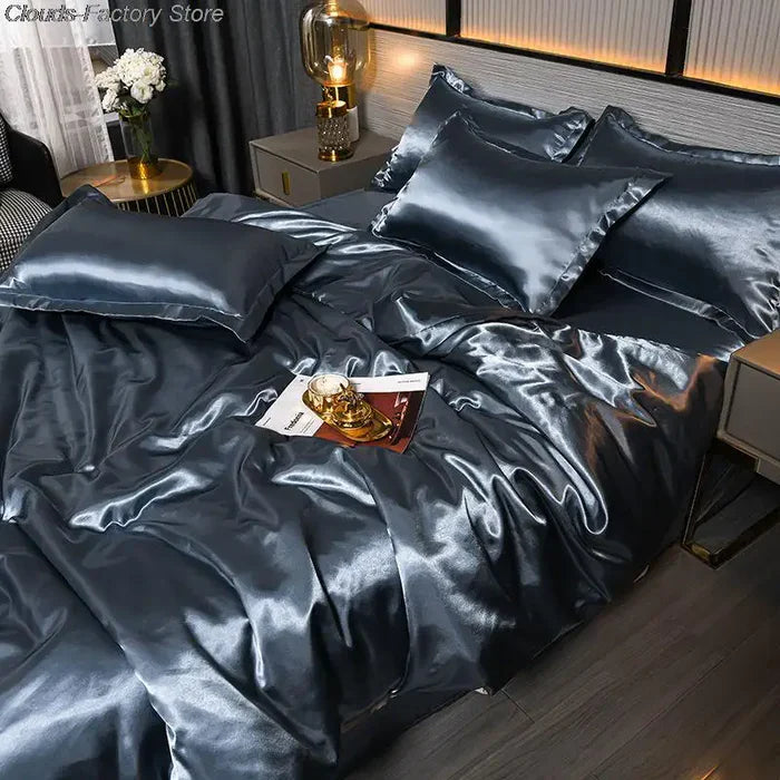 Satin Duvet Cover - Velora | Stornfield
