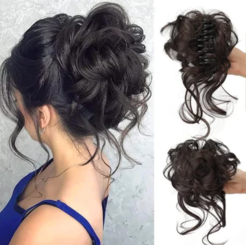 Hair bun ponytail with clip | Stornfield