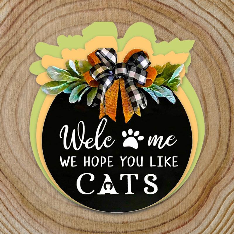 Wooden Welcome Panel on Animals | Stornfield