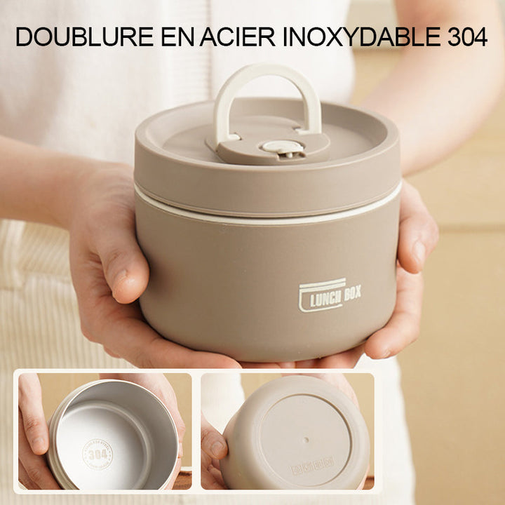 Leak-proof Lunch Box With Thermal Insulation In Stainless Steel | Stornfield