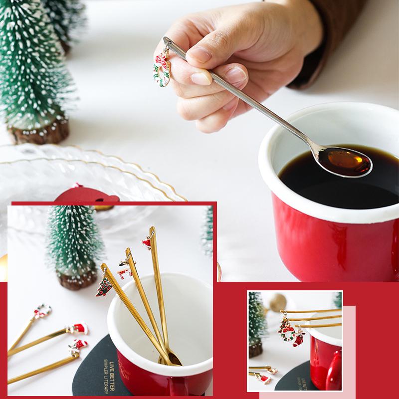 Christmas Decorations for Home - Christmas Metal Spoon Gift Set | Stornfield