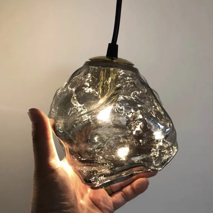 Stornfield | Frostglow Icicle-Inspired Glass Pendant