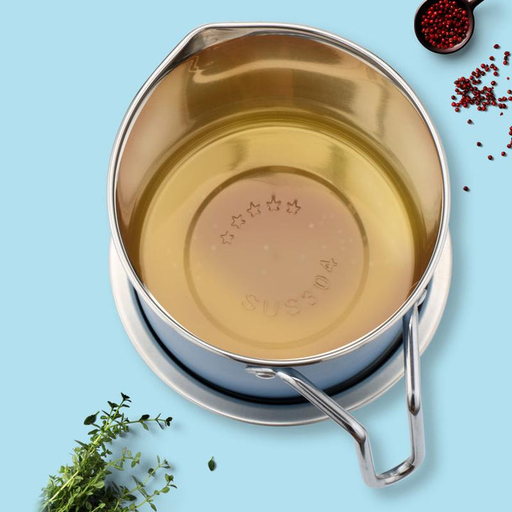 Stainless Steel Oil Strainer Storage Can | Stornfield