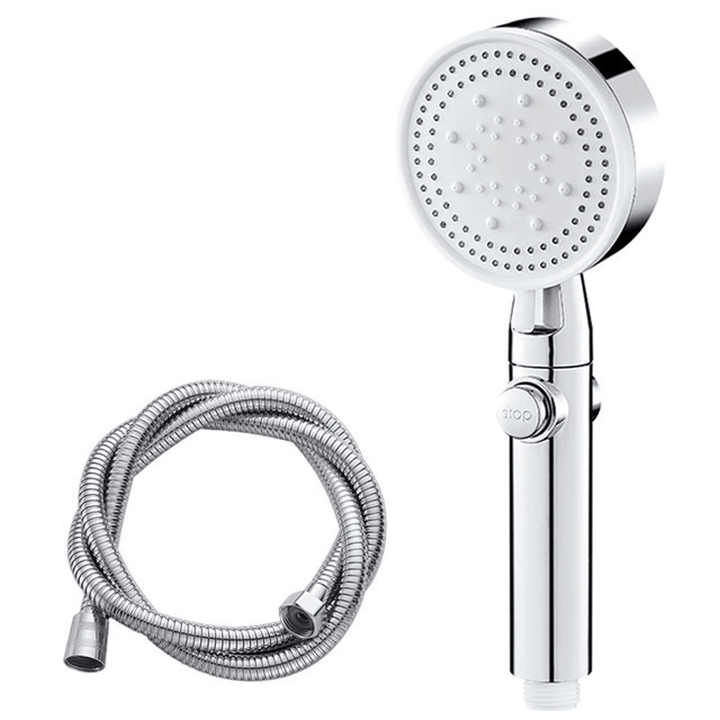 FlowControl Showerhead with 5 settings and push button | Stornfield