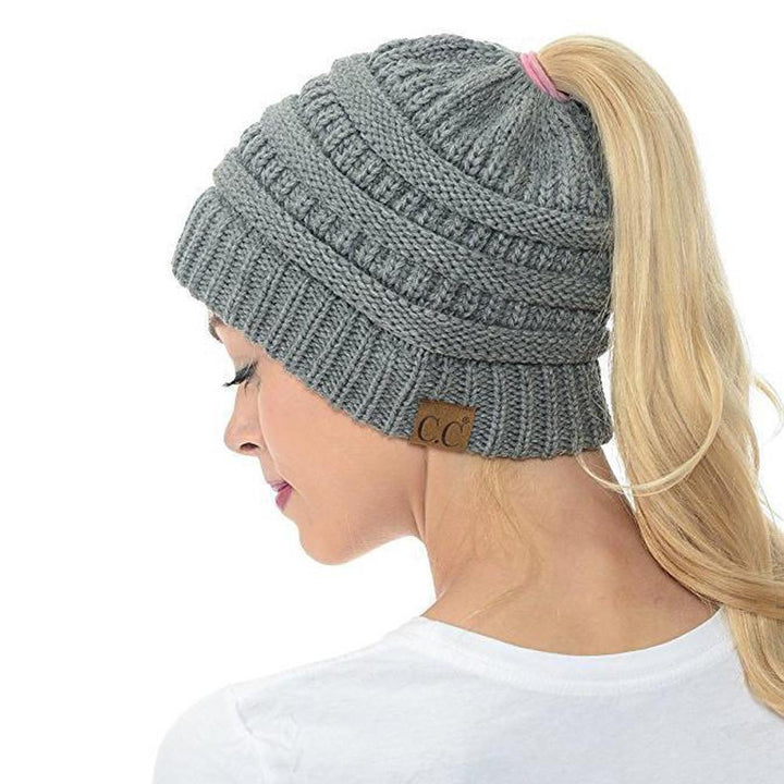 Knit Ponytail Beanie | Stornfield
