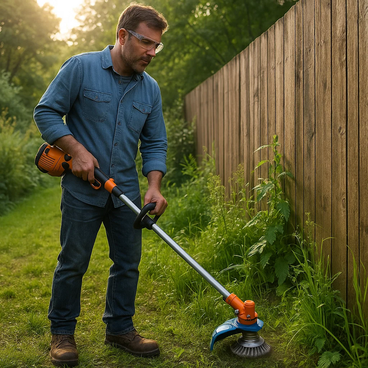 GrassCut TurboHead – Universal 6-Blade Weed Brush for Trimmers | Stornfield