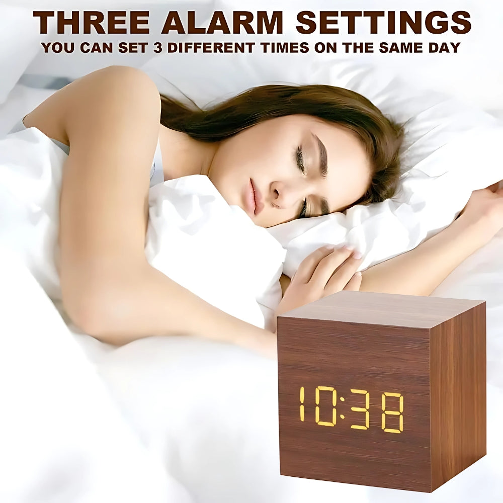 Digital Cube Alarm Clock | Stornfield