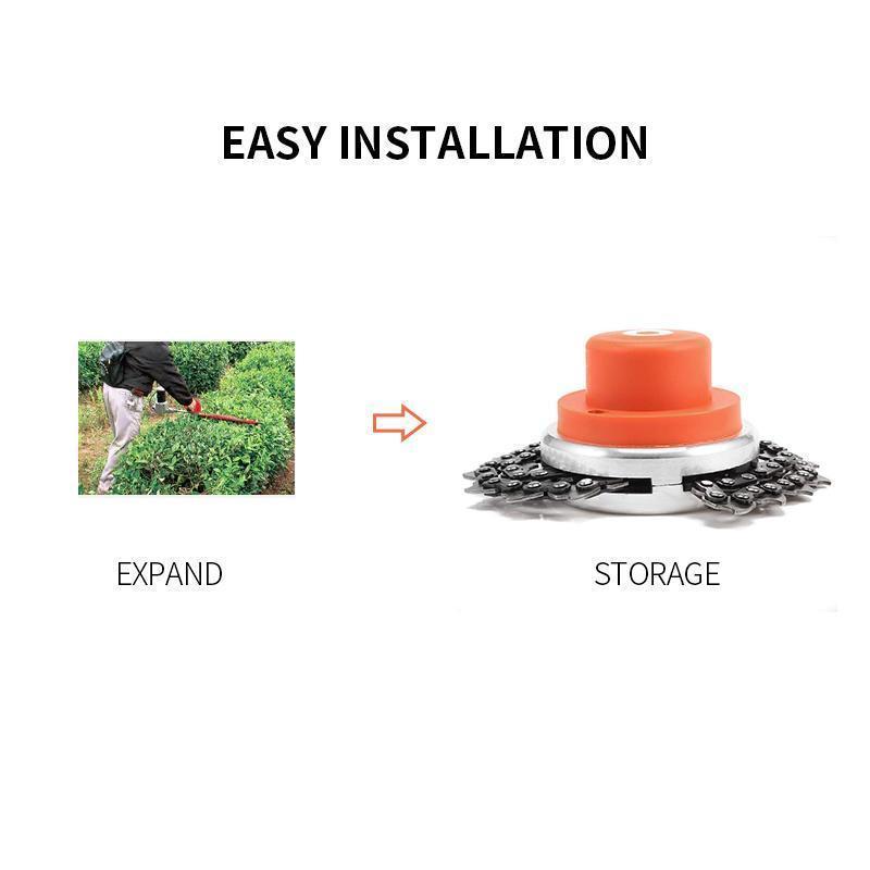 Stornfield | Tête de coupe en chaîne en acier inoxydable pour jardin