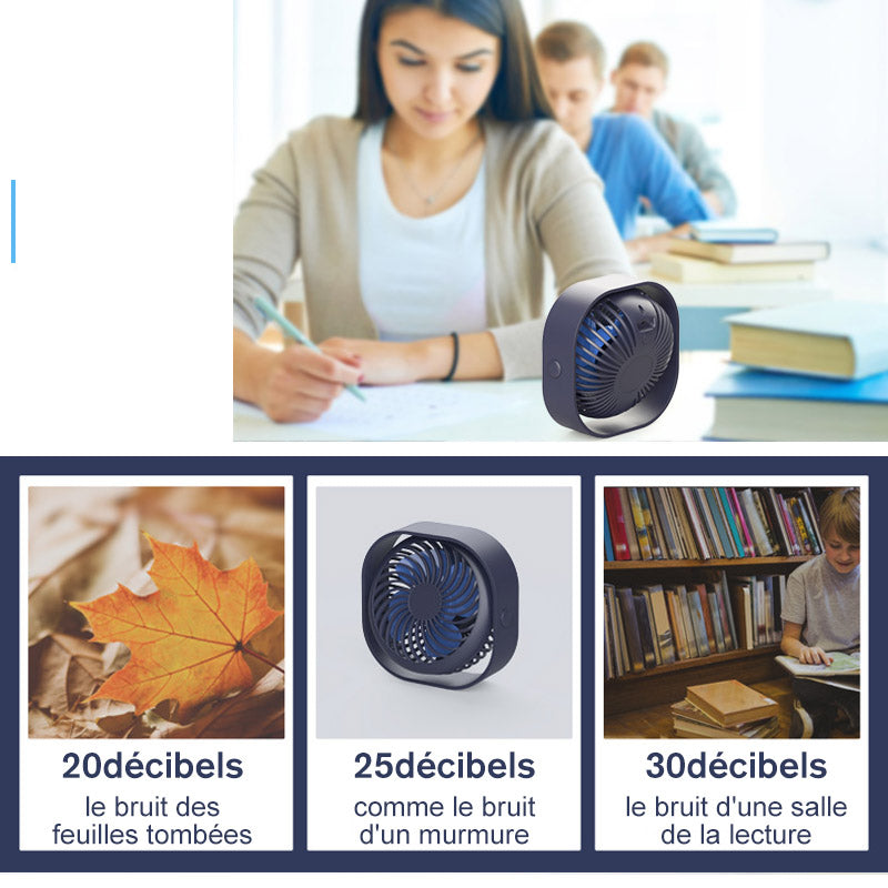 Mini USB Square Charging Fan | Stornfield
