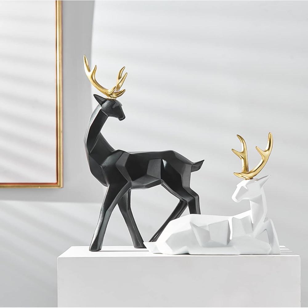 Geometric Deer Display Figurine | Stornfield