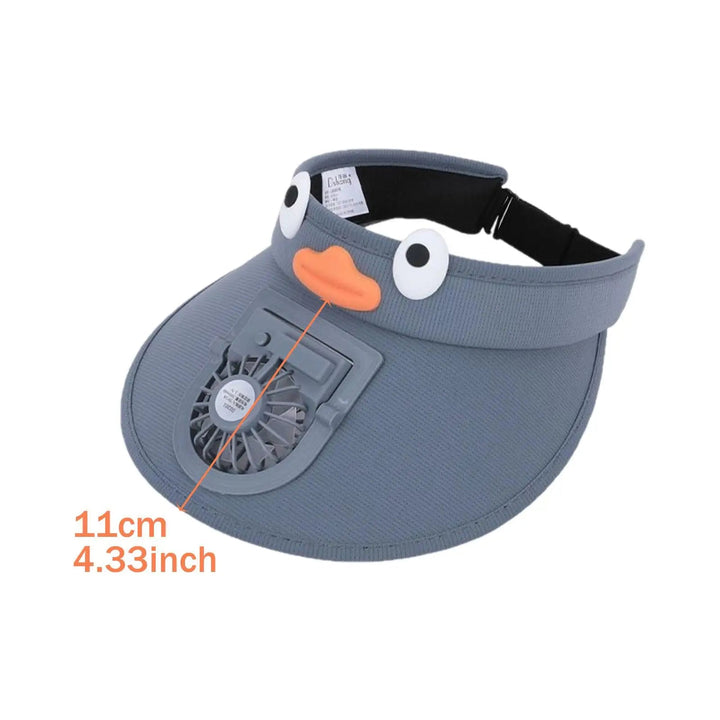 Kids Sun Visor Hat with Cooling Fan Hat | Stornfield