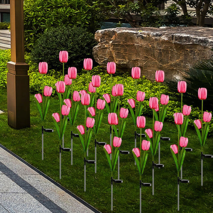 Stornfield | Solar Garden Light Tulip LED Landscape Stake Light Tulip