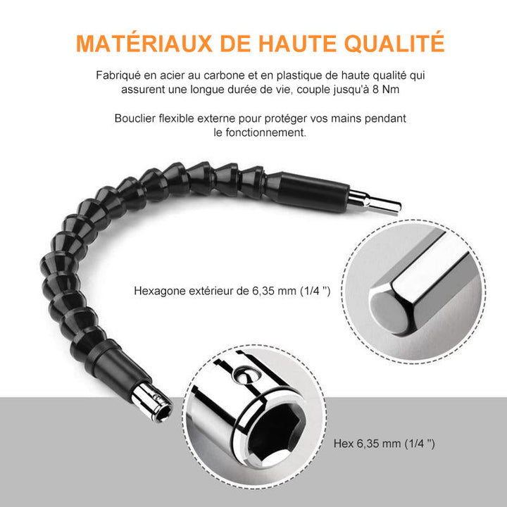 Flexible Drill Bit Extension Soft Shaft Screwdriver | Stornfield