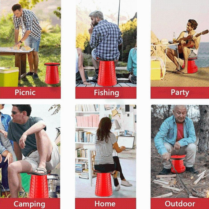 Portable Retractable Folding Stool | Stornfield