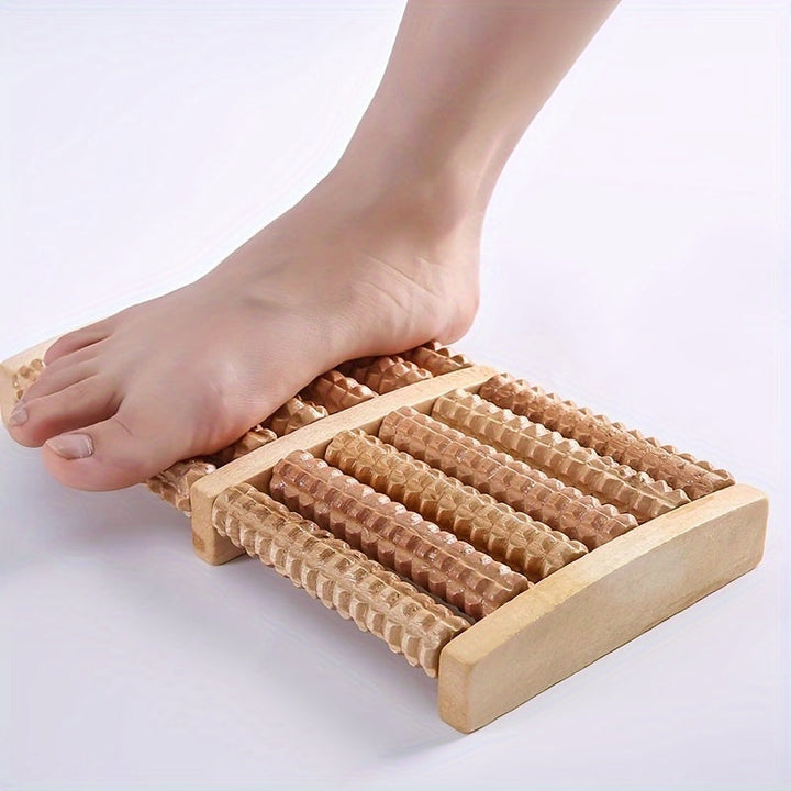 Wooden Foot Roller – Reduce Tension and Stimulate Blood Circulation | Stornfield