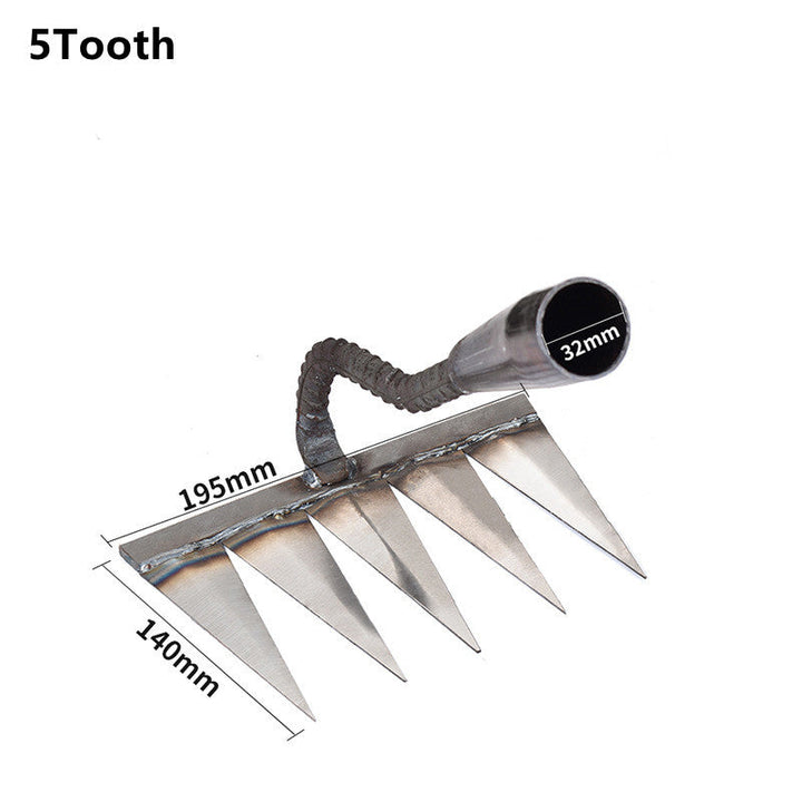 TuinGrijp Carbon Steel Weeding Rake for Garden Maintenance | Stornfield