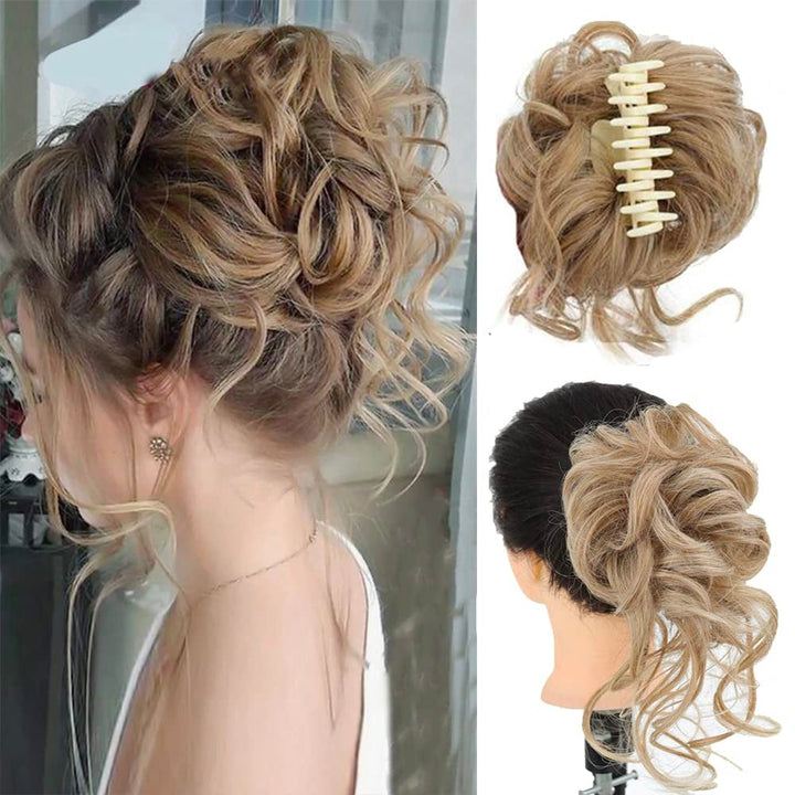 Curly Bun Hair Claw Clips Stornfield