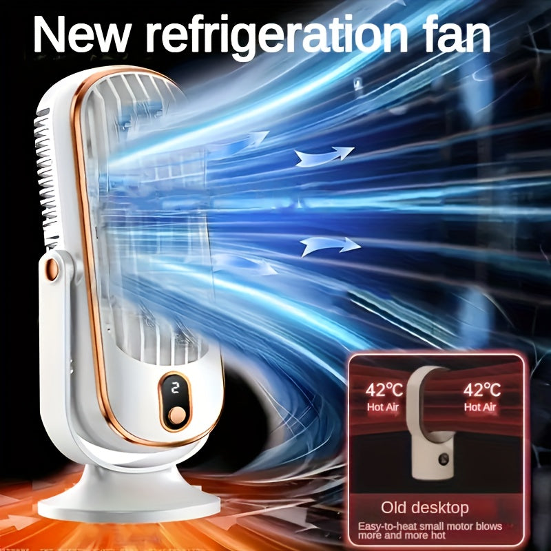 Portable Air Conditioner Fan - Large Battery, Dual Motor, 5-Speed Air Cooler with 720° Surround Air Blower - Ideal for Office, Camping, Outdoor RV, USB Fan - Great Gift for Thanksgiving, Halloween, Christmas | Stornfield