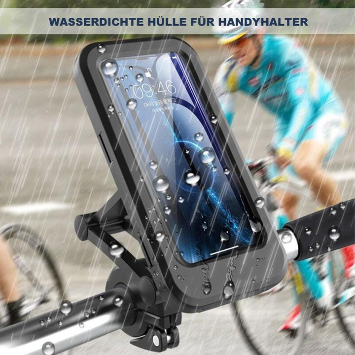 RideCharge Pro – Waterproof Phone Holder with USB and 15W Wireless Charging for Bicycle and E-Bike | Stornfield