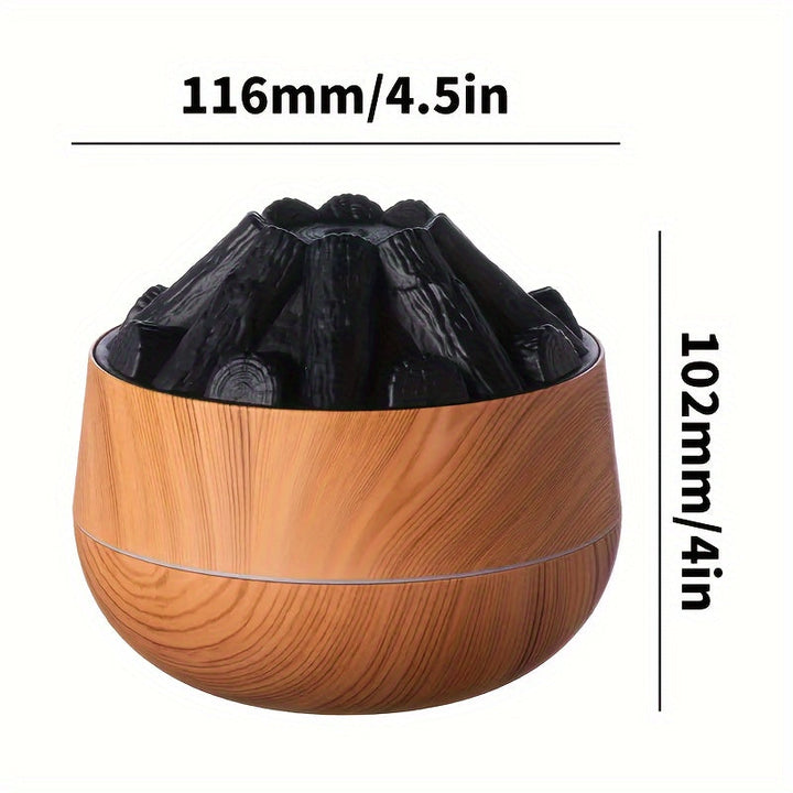 Stornfield | Fire Diffuser - Simulated Charcoal Mini Air Humidifier with Realistic Flame Effect