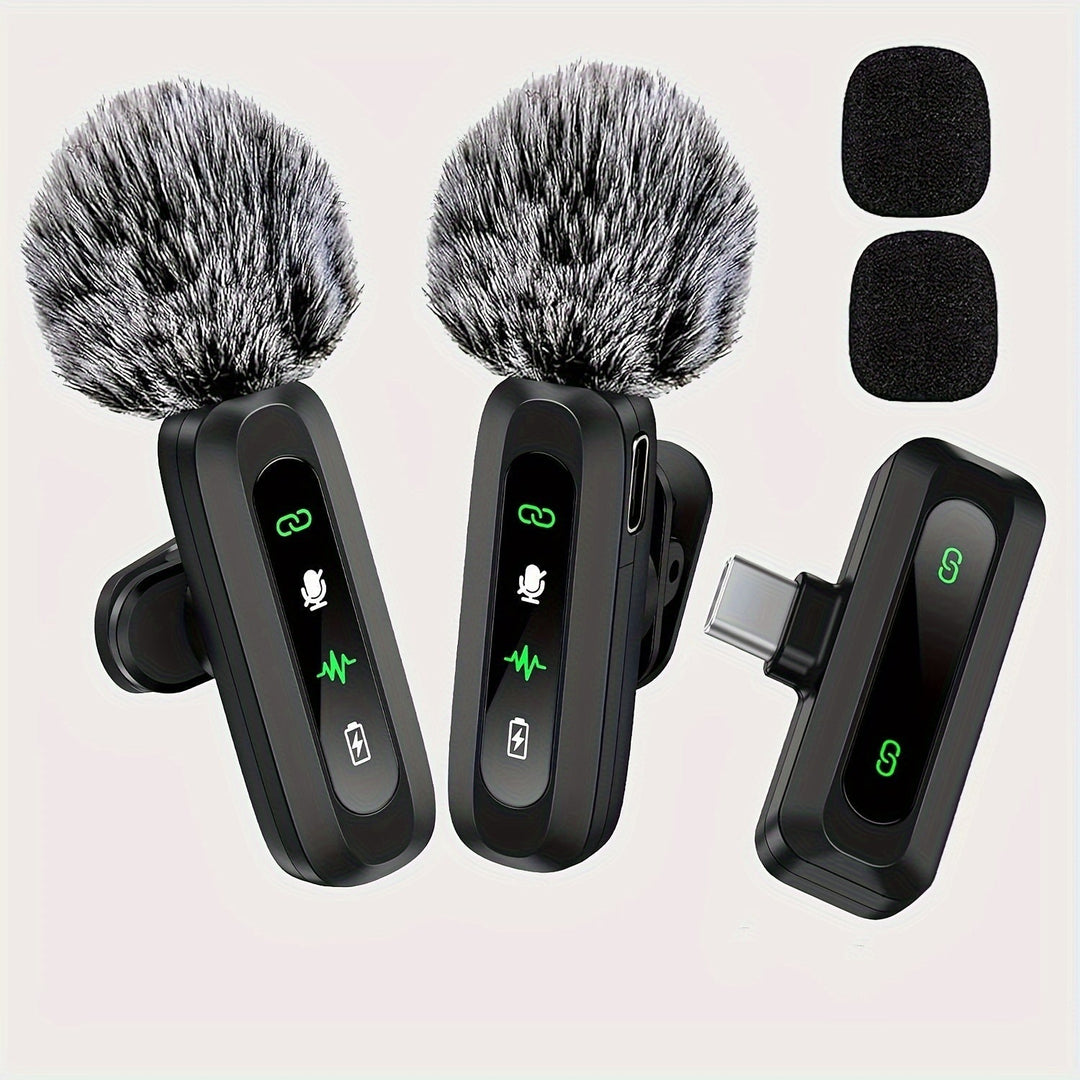 Stornfield | SoundSnap Wireless Clip Microphone – USB-C Microphone for Smartphone and Tablet
