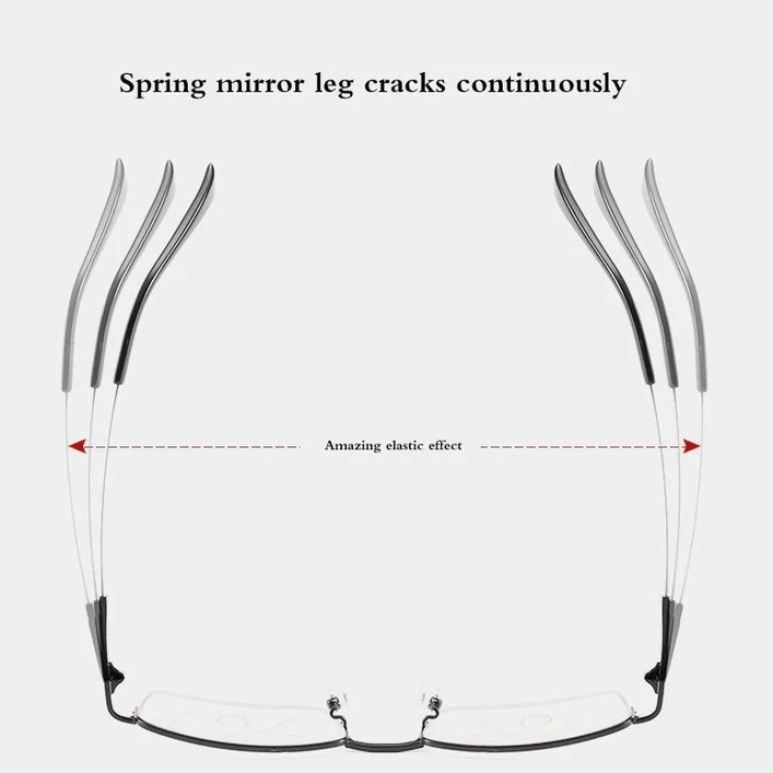 Stornfield | Titanium Progressive Distance and Near Range Dual-Use Reading Glasses