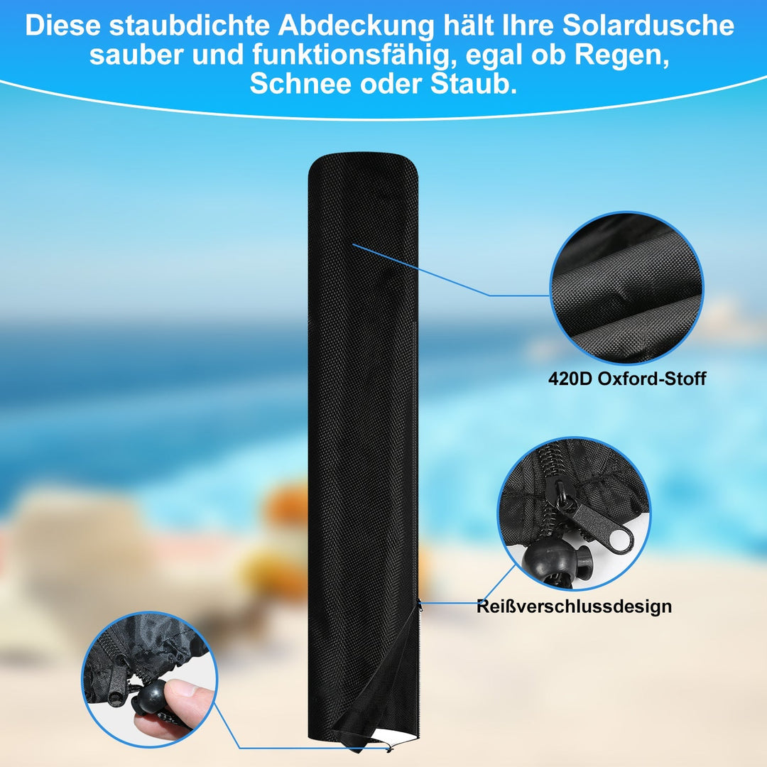Solar shower 35L garden shower incl. protective cover | Stornfield