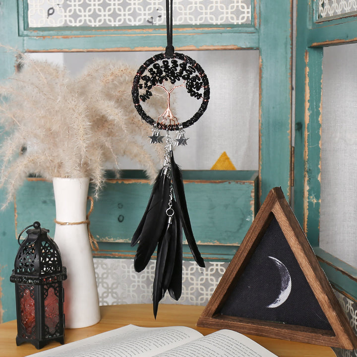 Stornfield | Frendorf Tree of Life Gemstone Dream Catcher Hanging Jewelry