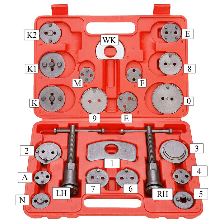 22 PCS Brake Caliper Reset Tool Set Universal | Stornfield