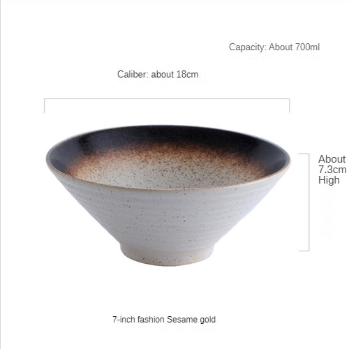 Exquisite Japanese ceramic bowl set for ramen, soup and rice | Stornfield