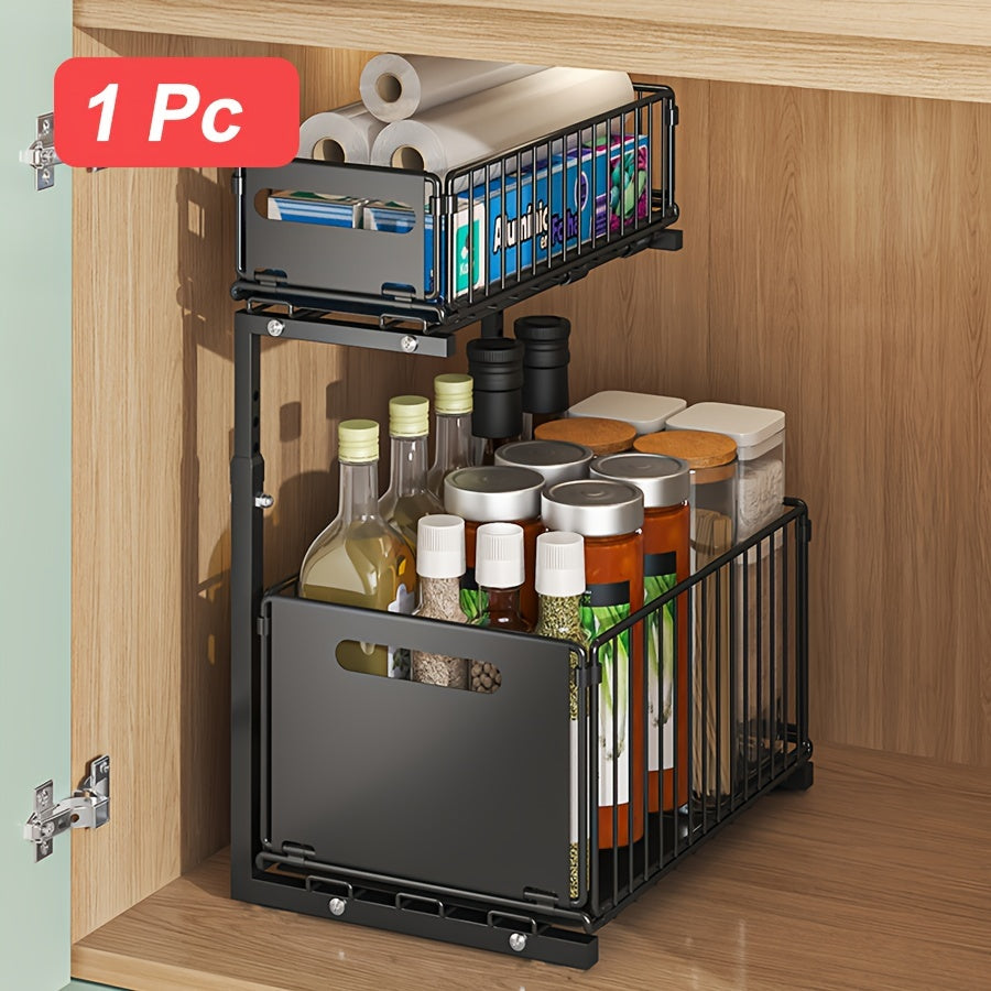 Pull-out Under-Cabinet Organizer 2 Levels | Stornfield