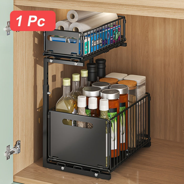 Pull-out Under-Cabinet Organizer 2 Levels | Stornfield