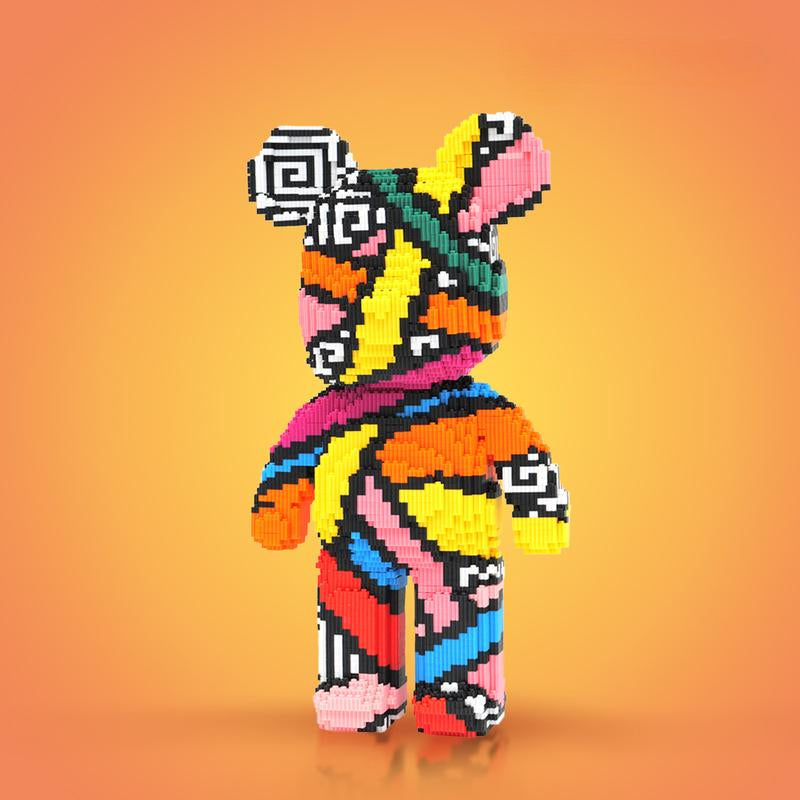Stornfield | DIY Pixel Art Block Bear Figures – Creative Building & Collectible Display
