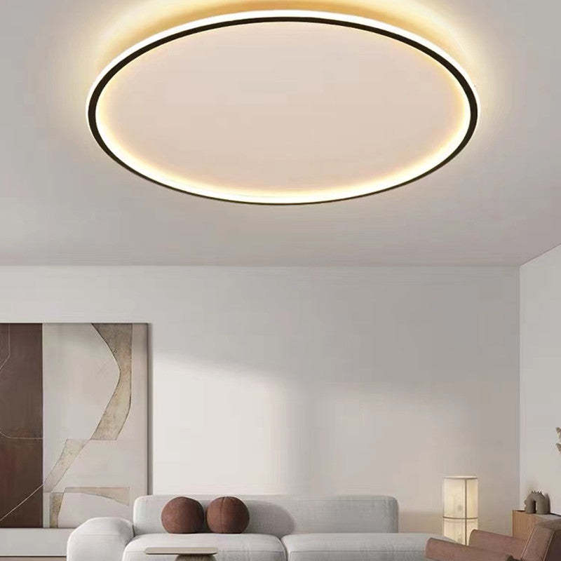 LunaNova - Modern LED Ceiling Light Metal/Acrylic for Living and Bedroom, Stornfieldack/White Design | Stornfield