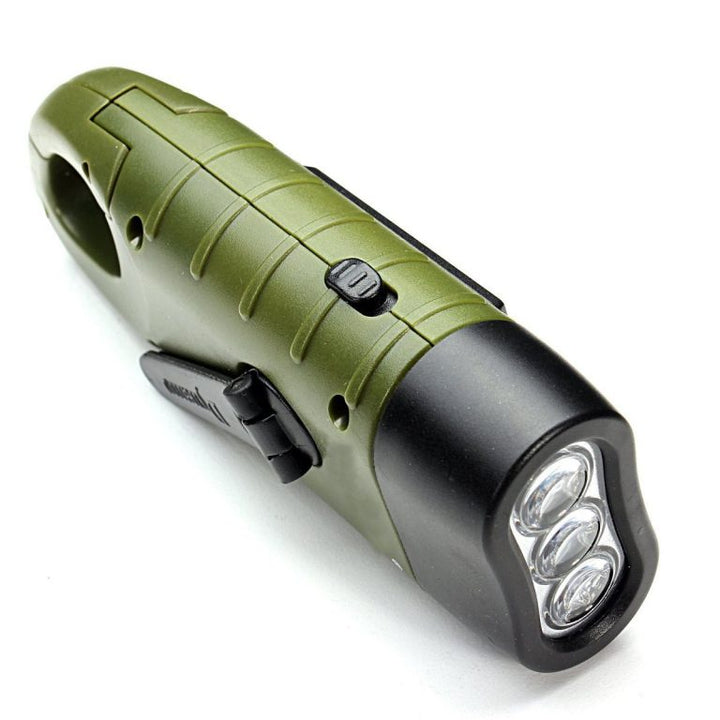 BrightTrail Solar-Crank-LED-Flashlight | Stornfield